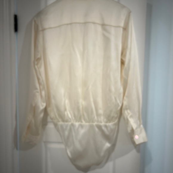 T. By Alexander wang silk crossover bodysuit size 4 - Picture 6 of 16